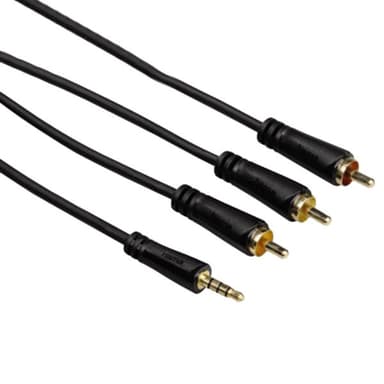 Hama AV-kabel, 3.5 mm jack - 3 cinch (1.5 m)