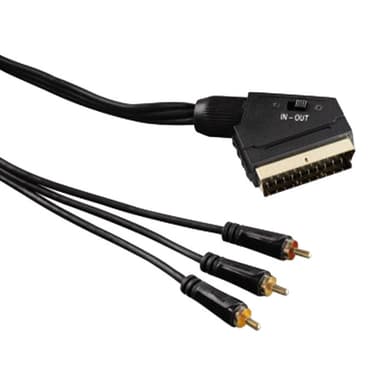 Hama AV-SCART - 3 x RCA (1,5 m)