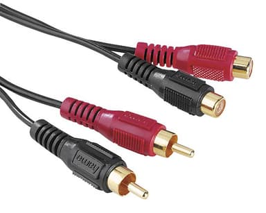 Hama komposittkabel audio (2 x RCA-2 x RCA) 2 meter