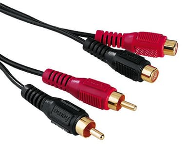 Hama komposittkabel audio (2 x RCA-2 x RCA) 4 meter