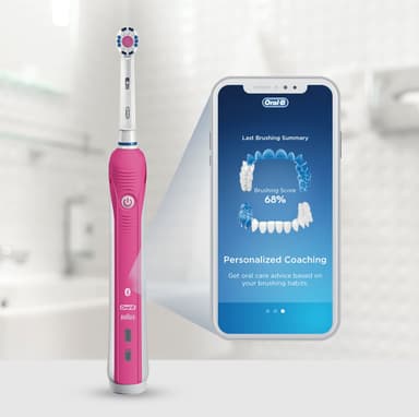 Oral-B Smart 4 4500 elektrisk tannbørste gavesett SMART4500 (rosa)