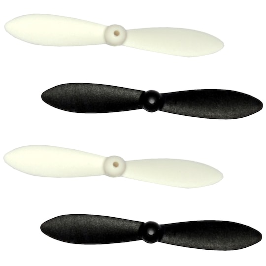 4 propeller for Habrok Nano drone (sort/hvit)