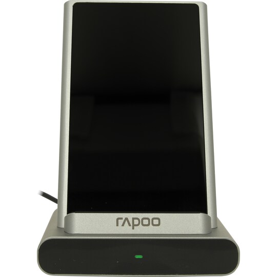 RAPOO Qi trådløs ladestativ XC350 (sort/sølv)
