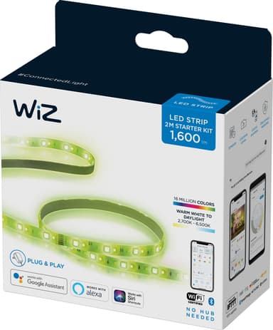 WiZ LED-stripe oppstartsett 871869978816200 (2 m)