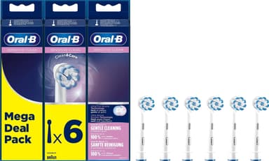 Oral-B Sensitive Clean 2+2+2 børstehoder CA1325192
