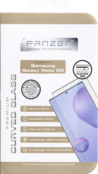 Panzer buet skjermbeskytter Samsung Galaxy Note 20 5G