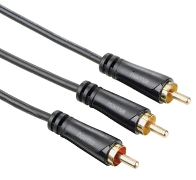 Hama komposittkabel, RCA hann - 2 x RCA hann (7.5 m)