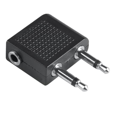 Hama adapter, 2 x 3.5 mm jack hann - 3.5 mm jack hunn