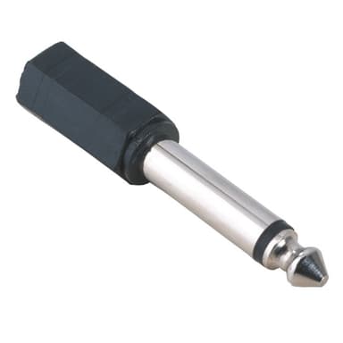 Hama adapter, 3.5 mm jack hunn - 6.3 mm jack hann(mono)