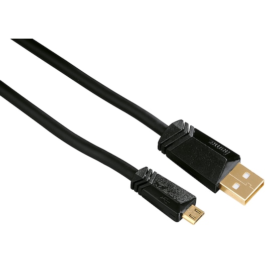 Hama USB 2.0-kabel, type A til type B mikro (1.5 m)