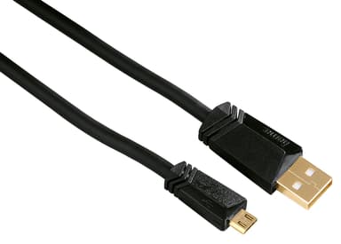 Hama USB 2.0-kabel, type A til type B mikro (1.5 m)