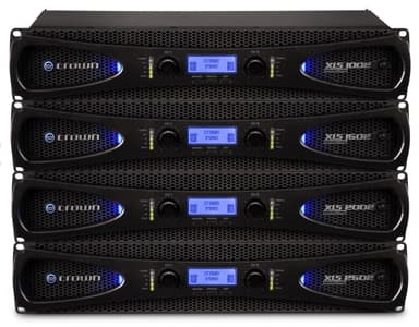 Crown XLS 2502 2x775W (2400W brokoblet) effektforsterker sort
