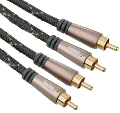 Hama komposittkabel 2 x RCA hann - 2 x RCA hann(1.5 m)