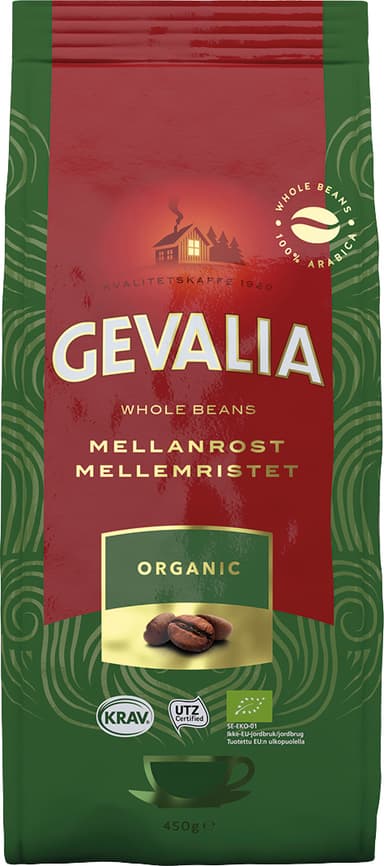 Gevalia Organic kaffebønner GEV4056358