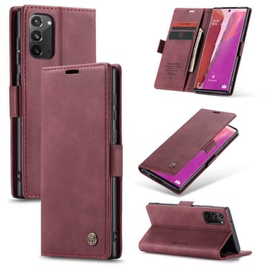 CaseMe Smart FlipCase Samsung Galaxy Note 20  - burgunder