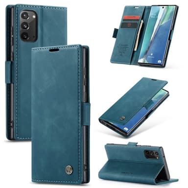 CaseMe Smart FlipCase Samsung Galaxy Note 20  - Blå