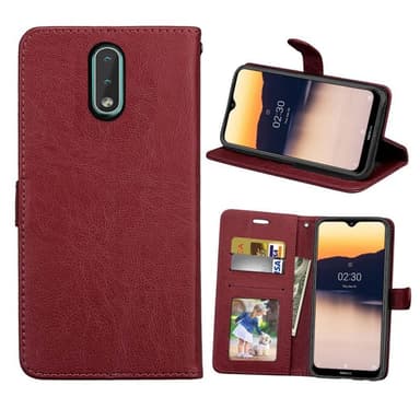Lommebokdeksel 3-kort Nokia 2.3 (TA-1211)  - brun
