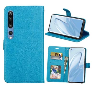 Lommebokdeksel 3-kort Xiaomi Mi 10  - Lyse blå