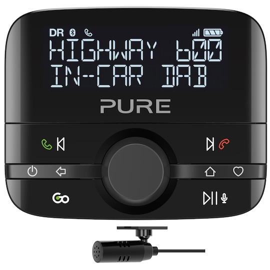 Pure Highway 600 trådløs DAB biladapter Bluetooth