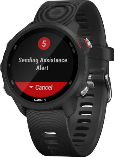 Garmin Forerunner 245 Music sportsklokke (sort)