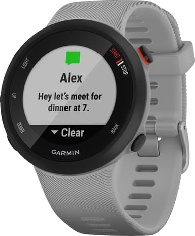 Garmin Forerunner 45 Plus sportsklokke 42 mm (sort/grå)