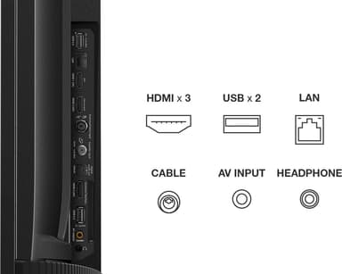 TCL 50" P610 4K UHD LED Smart TV 50P610