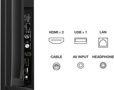 TCL 43" P610 4K UHD LED Smart TV 43P610