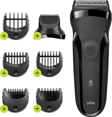 Braun Series 3 Shave&Style elektrisk barbermaskin og trimmer 300BT