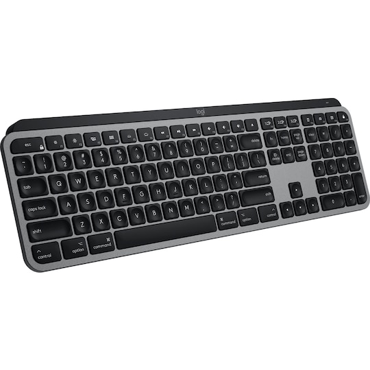 Logitech Mx Keys Mac trådløst tastatur (space grey)
