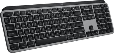 Logitech Mx Keys Mac trådløst tastatur (space grey)