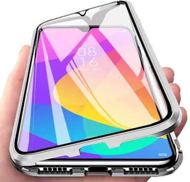 INF Mobilt deksel med innebygd skjermbeskytter for Xiaomi Mi CC9 - sølv