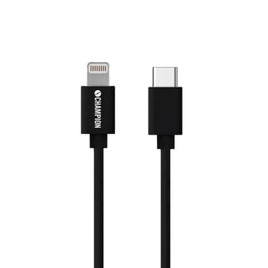 Lade- og synkroniseringskabel USB-C for Lightning 1m Black