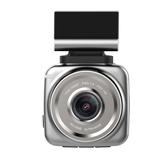 Dashcam 1080 HD, bilkamera med bevegelsessensor - grå