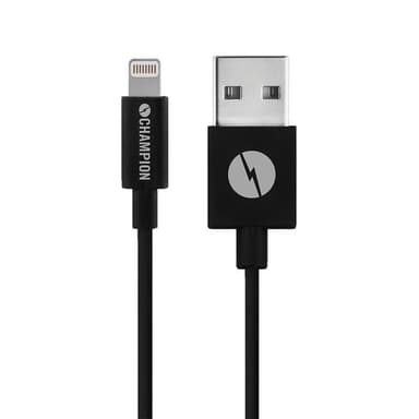 Lade- og synkroniseringskabel Lightning 3m svart