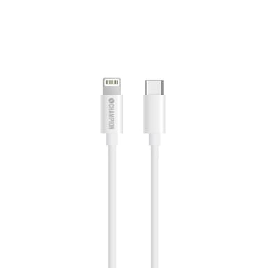 Lade- og synkroniseringskabel USB-C for Lightning 1m White