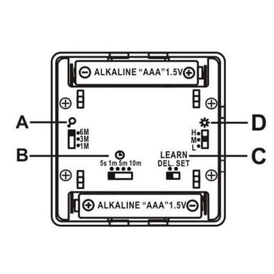 Wireless Bevegelsedetektor MIMST-1703