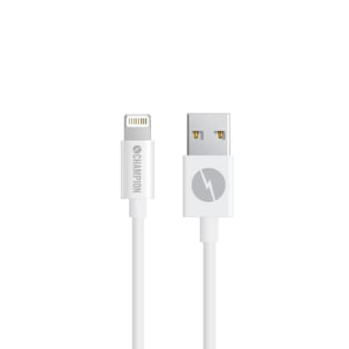 Lad & Synk-kabel Lightning 3m hvit
