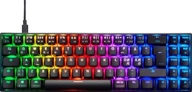 NOS C-650W Compact PRO RGB trådløst tastatur
