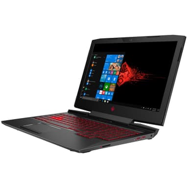 HP Omen 15-ce082no 15,6" bærbar gaming-PC (sort)