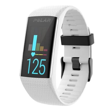 Polar A360 / A370 armbånd silikon Hvit