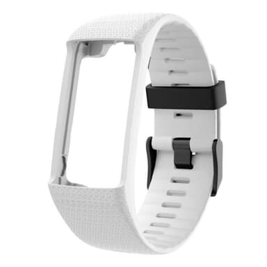 Polar A360 / A370 armbånd silikon Hvit