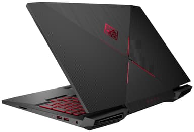 HP Omen 15-ce082no 15,6" bærbar gaming-PC (sort)