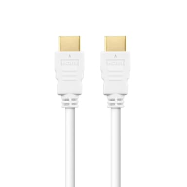 HDMI-kabel Ha-Ha Vit 2.0m