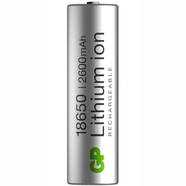 18650 2600 mAh Li-ion oppladbar