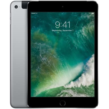 iPad mini 4 128 GB WiFi + Cellular (stellar grå)