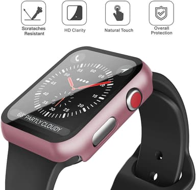 Deksel til Apple Watch 3/4/5, 42 mm - Rosa