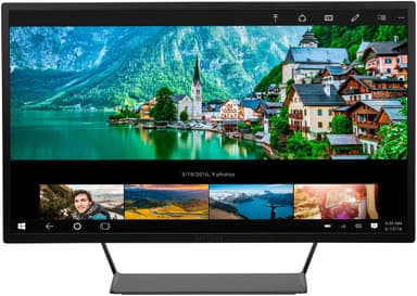 HP Pavilion 32" skjerm (sort)