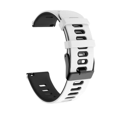 Silikonstropp - Garmin Forerunner 245 med flere - hvit / svart
