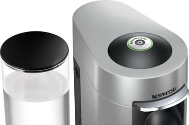 NESPRESSO® Vertuo Plus Deluxe kaffemaskin fra Delonghi, Sølv