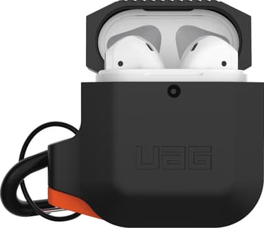 UAG Apple AirPods silikondeksel (sort/oransje)